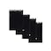 KOKUYO Kokuyo Softring Memo Business A7 5mm Grid 70 Sheets Black SV477S5D 4 Pack