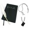 ODINGONS 4 PCS Set Notebook Anime Cosplay Japan Anime Theme Writing Journal Feather Pen L Necklace Book Chain Anime Accessories
