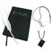 ODINGONS 4 PCS Set Notebook Anime Cosplay Japan Anime Theme Writing Journal Feather Pen L Necklace Book Chain Anime Accessories