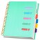 Yoment 5 Subject Notebook 85 x 11 Large Spiral Notebook with Dividers 240 Pages Office Notebooks for Work Multi Subject Notebook with 5 Tabs Professional Organizer Notebooks for Note Taking School Gre