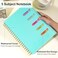 Yoment 5 Subject Notebook 85 x 11 Large Spiral Notebook with Dividers 240 Pages Office Notebooks for Work Multi Subject Notebook with 5 Tabs Professional Organizer Notebooks for Note Taking School Gre