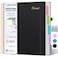 MUAHLIUB 5 Subject Notebook College Ruled80GSM Paper Thick Hardcover Spiral Notebook Lined Journal with Removable Dividers Tabs400pages 85x11 Paper Large Notebooks for School Work3Hole Punched Black