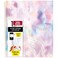 Five Star Spiral Notebook Study App 1 Subject Wide Ruled 8 x 1012 80 Sheets Fights Ink Bleed Water Resistant Cover Pastel Tie Dye 930210FECM