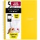 Five Star Spiral Notebook Study App 5 Subject Wide Ruled Paper 8 x 1012 200 Sheets Fights Ink Bleed Water Resistant Cover Harvest Yellow 73469