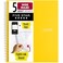 Five Star Spiral Notebook Study App 5 Subject Wide Ruled Paper 8 x 1012 200 Sheets Fights Ink Bleed Water Resistant Cover Harvest Yellow 73469