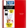 Five Star Spiral Notebook Plus Study App 1 Subject College Ruled Paper 100 Sheets 812 x 11 Fire Red 72053