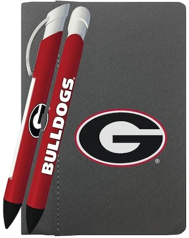 Greeting Pen Georgia Bulldogs 4 X 6 Notebook 2 Pen Set 1104M2