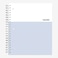 Hamelin College Ruled NotebookJournal 85inx11in Spiral bound Hardcover 1 Subject Notebook 75shts150 Pages ICE White