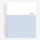 Hamelin College Ruled NotebookJournal 85inx11in Spiral bound Hardcover 1 Subject Notebook 75shts150 Pages ICE White