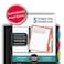 iScholar IQ 5Subject Poly Cover Wirebound Notebook College Ruled 11 x 85 Inch Sheet Size 200 Sheets Orange 59906OR