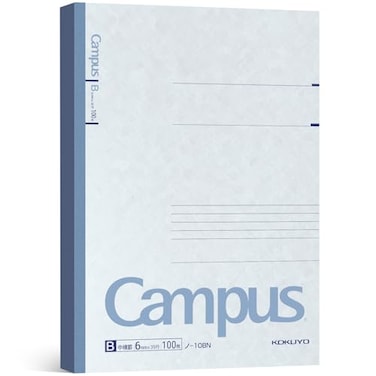 KOKUYO Campus Composition Notebook 1 Pack B5 Lined Notebooks with 100 Sheets 6mm Ruled Paper 7 x 10 inch Notebook for School and Work School Supplies Comp Book for Journal Diary