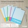 KOKUYO Campus Notebook for Science Subjects Dot B 6mm Ruled SemiB5 30 Sheets 35 Lines Pack of 5 5 Colors NOF3CBKNX5