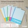 KOKUYO Campus Notebook for Science Subjects Dot B 6mm Ruled SemiB5 30 Sheets 35 Lines Pack of 5 5 Colors NOF3CBKNX5