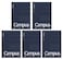 KOKUYO Campus PreDotted Notebook A5dotted 6 mm Rule 30 Lines X 50 Sheets 100 Pages Pack of 5 Dark Blue