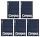 KOKUYO Campus PreDotted Notebook A5dotted 6 mm Rule 30 Lines X 50 Sheets 100 Pages Pack of 5 Dark Blue