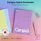 KOKUYO Spiral Lined Notebook 5 Pack 10 x 7 Pastel Journal B5 Campus Soft Ring Notebooks with Dot 7 mm Ruled 40 Sheets 1 Subject Notebook Note Taking for School SUS111AT