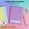 KOKUYO Spiral Lined Notebook 5 Pack 10 x 7 Pastel Journal B5 Campus Soft Ring Notebooks with Dot 7 mm Ruled 40 Sheets 1 Subject Notebook Note Taking for School SUS111AT