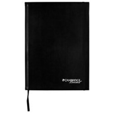Cambridge Limited Mead Cambridge Casebound Notebook 11 x 8 12 1 Subject Legal Ruled 160 Pages 80 Sheets Black