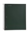 Mintra Office Durable Spiral Notebooks 5 Subject Green Olive College Ruled 1pk