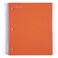 Mintra Office Durable Spiral Notebooks 5 Subject Orange College Ruled 1pk