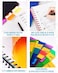 MOWEE Spiral Notebook 5 Subject Notebook College Ruled Notebook With Dividers Pocket Tabs Label 11 Ruler 100 Sheets of 200 Pages for Writing Journal Home Office School Supplies