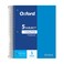 Oxford 5 Subject Spiral Notebook Notebooks for School Plastic Covers Back to School Supplies College Ruled 200 Sheets 1 Pack Bright Blue 1009294