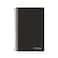 Oxford Poly Spiral Notebook 2Subject for School College Ruled Paper 100 Sheets 6 x 95 Inches 2 Double Pocket Dividers Black Cover 1002544