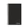 Oxford Poly Spiral Notebook 2Subject for School College Ruled Paper 100 Sheets 6 x 95 Inches 2 Double Pocket Dividers Black Cover 1002544