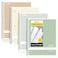 SUNEE Spiral Notebooks College Ruled 1Subject 4 Pack 8 x 1012 inch 70 Sheets per Notebook 3Hole Punched Paper Green Grey Beige Red for Work Home School Writing Journal
