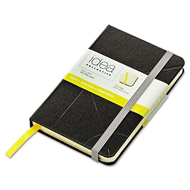 Tops Oxford Idea Collective Mini Hardbound Journal BlackCream 55 X35