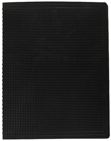Blueline Duraflex Poly Notebook Black 11 x 85 inches 160 Pages B4181