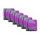 Case it Caseit The Dual 2in1 Zipper Binder Two 15Inch DRings 600 Sheet Capacity Pencil Pouch Multiple Pockets School Office Organizer with Shoulder Strap Dual101 Deep Purple 6 Pack