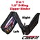 Case it Caseit The Z Shape Zipper Binder Two Binders in One Double Sided 15 Inch DRing Multiple Pockets 500 Page Capacity Comes with Shoulder Strap Jet Black Z176 6 Pack