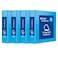 Oxford 3 Ring Binders Binders for School and Office Durable 2 inch D Rings Holds 540 Sheets ClearVue Presentation Binder Blue 4PK