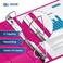 Davis Group Premium Economy 6Pack 3Ring Binders for School or Office DRing Binders 2 Inch Pink