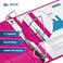 Davis Group Premium Economy 6Pack 3Ring Binders for School or Office DRing Binders 2 Inch Pink