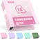 Sooez BinderX Extra Durable 15 Inch 3 Ring Binder DRing Large Binder Holds 400 Sheets of 85x11 Paper Customizable View Cover with Inside Pockets Heavy Duty 3 Ring Binder for School Pink