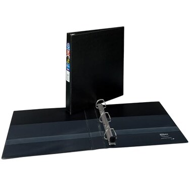 Avery HeavyDuty Binder with 1 Inch One Touch EZD Ring Black 1 Binder 79989
