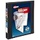 Avery HeavyDuty View 3 Ring Binder 1 One Touch Slant Rings Holds 85 x 11 Paper 1 Black Binder 05300