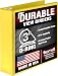 Samsill Durable 3 inch 3 Ring Binder D Ring Binder 100 Recycled Chipboard Yellow
