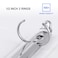 ViVin 3 Ring Binder 12 Inch Sturdy 05Round Ring Binder with 2 Interior Pockets Clear View Cover PVCFree Fits 100 Sheets of 85 x 11 Paper Office Home School 12 Pack White