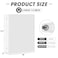 PANDRI 3 Ring Binder 15 Inch 6 Pack 15Inch Binder Fits Letter Size 85 x 11 Paper Versatile Binders for Office Home School 2 Pockets White