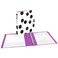 Avery Durable View 3 Ring Binder 1 Inch Round Rings Black and White Dots 1 Fashion Binder 26744