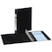 Avery Mini Durable View 3 Ring Binder Holds 55 x 85 Paper 1 Round Rings 175Sheet Capacity 14 Inch Wide Spine 1 Black Binder Great for Home School Supplies Office and More 17167