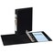 Avery Mini Durable View 3 Ring Binder Holds 55 x 85 Paper 1 Round Rings 175Sheet Capacity 14 Inch Wide Spine 1 Black Binder Great for Home School Supplies Office and More 17167