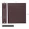 Carstens 2Inch Heavy Duty 3Ring Binder Side Opening Plum Durable Plastic Precision NoGap Rings Waterproof Covers No Pockets Holds 300 LetterSized Sheets BPAFree Made in USA 58233R