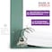 Carstens 3Inch Heavy Duty 3Ring Binder Side Opening Mint Durable Plastic Precision NoGap Rings Waterproof Cover No Pockets Holds 400 US Letter Sheets BPAFree Made in USA 17483R