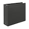 Carstens 4Inch Heavy Duty 3Ring Binder Side Opening Charcoal Gray Durable Plastic Precision NoGap Rings Waterproof Cover No Pockets Holds 600 Letter Sheets BPAFree Made in USA 18513R