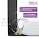 Carstens 4Inch Heavy Duty 3Ring Binder Side Opening Charcoal Gray Durable Plastic Precision NoGap Rings Waterproof Cover No Pockets Holds 600 Letter Sheets BPAFree Made in USA 18513R