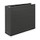 Carstens 4Inch Heavy Duty 3Ring Binder Side Opening Charcoal Gray Durable Plastic Precision NoGap Rings Waterproof Cover No Pockets Holds 600 Letter Sheets BPAFree Made in USA 18513R